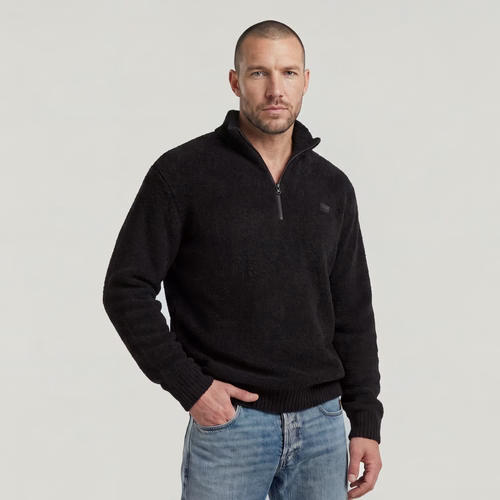 Boucle Skipper Knit - Black - Men - G-Star RAW - Modalova