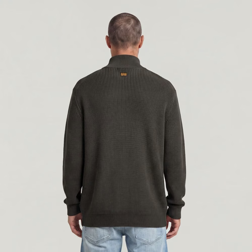Pullover Half Zip Knit - Grey - Men - G-Star RAW - Modalova