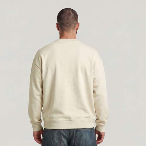 Sudadera HB Badge - Blanco - Hombre - G-Star RAW - Modalova