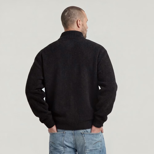 Boucle Skipper Knit - Black - Men - G-Star RAW - Modalova