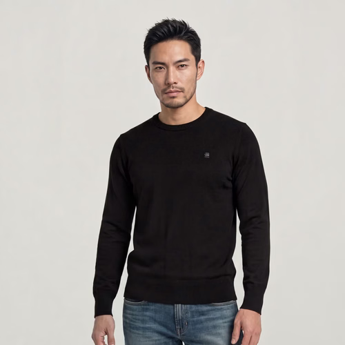 Core Knit Pullover - Black - Men - G-Star RAW - Modalova