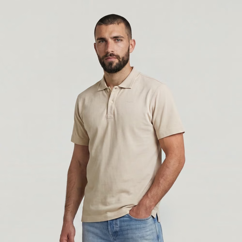 Polo Core Regular - Blanco - Hombre - G-Star RAW - Modalova