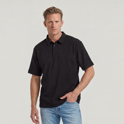 Heavy Waffle Loose Polo - Men - G-Star RAW - Modalova