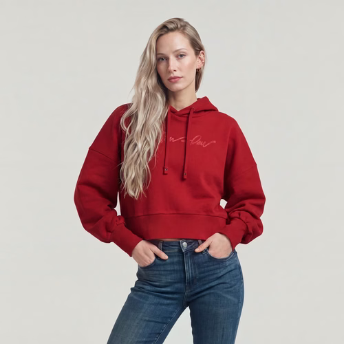 Suéter G-Script Oversized Hooded - Mujer - G-Star RAW - Modalova