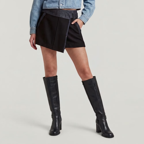 Falda Wrap - Negro - Mujer - G-Star RAW - Modalova
