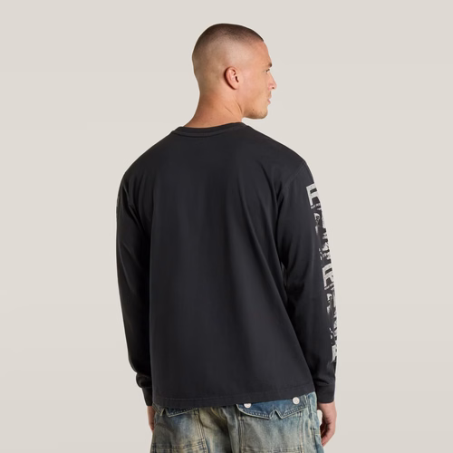 RR Graphic Longsleeve - Black - Men - G-Star RAW - Modalova