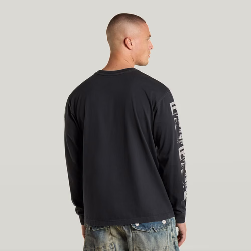 RR Graphic Longsleeve - Black - Men - G-Star RAW - Modalova