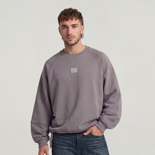 Sudadera Oversized - Gris - Hombre - G-Star RAW - Modalova