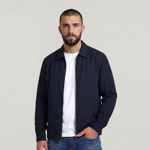 Zip Jacket - Dark blue - Men - G-Star RAW - Modalova