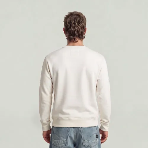 Logo Sweater - Beige - Men - G-Star RAW - Modalova