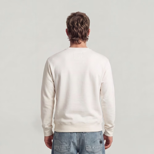 Sudadera Logo - Beige - Hombre - G-Star RAW - Modalova