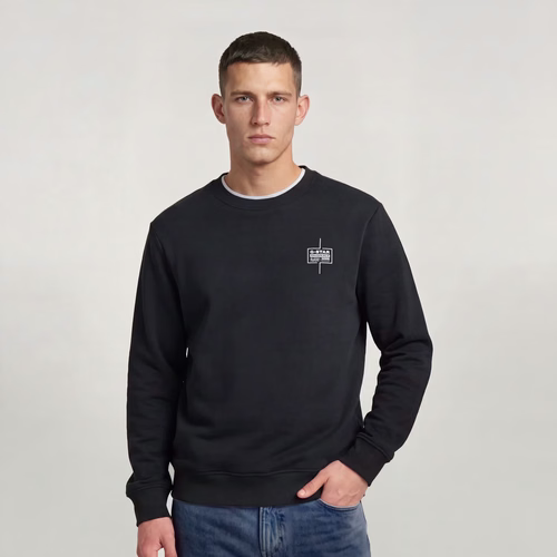 Logo Sweater - Black - Men - G-Star RAW - Modalova