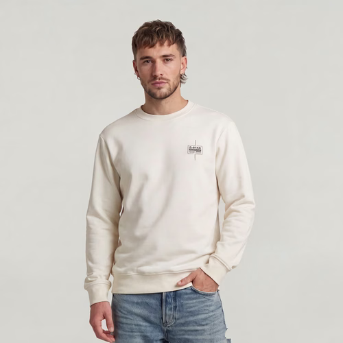 Sudadera Logo - Beige - Hombre - G-Star RAW - Modalova