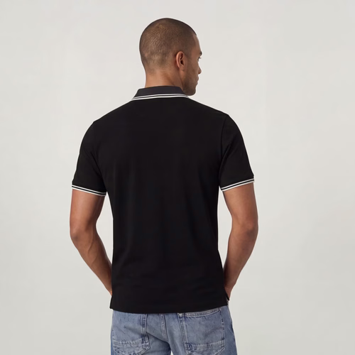 Striped Collar Polo - Black - Men - G-Star RAW - Modalova