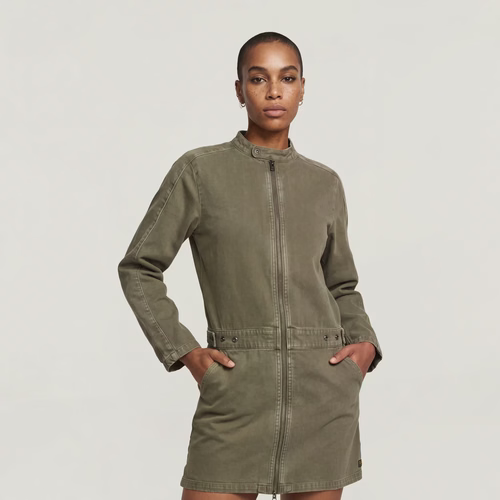 Vestido Moto Mini - Marrón - Mujer - G-Star RAW - Modalova