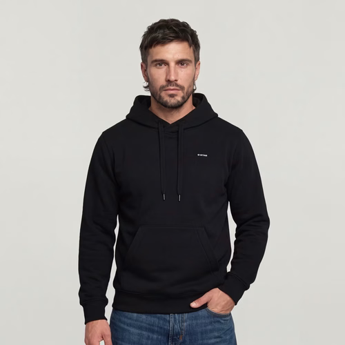 Logo Hooded Sweater - Black - Men - G-Star RAW - Modalova