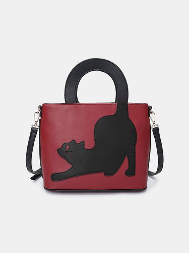 Women Cat Pattern Handbag Crossbody Bag - Brenice - Modalova