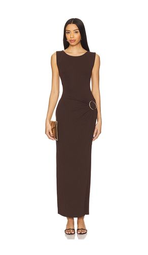 Nia Jersey Knit Gold Buckle Dress in . - size M (also in S) - 4th & Reckless - Modalova