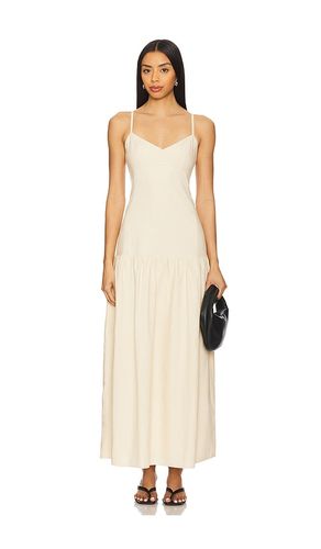 Trisha Dropwaist Dress in Cream. - size M (also in L) - 4th & Reckless - Modalova