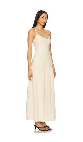 Trisha Dropwaist Dress in Cream. - size L (also in M) - 4th & Reckless - Modalova
