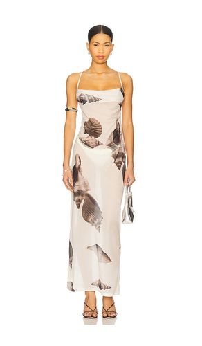 Madeline Shell Printed Maxi Dress in WHite. - size L (also in M, S, XL, XS) - 4th & Reckless - Modalova