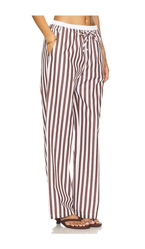 Rianna Trouser in Brown. - size L (also in M, S, XL, XS) - 4th & Reckless - Modalova