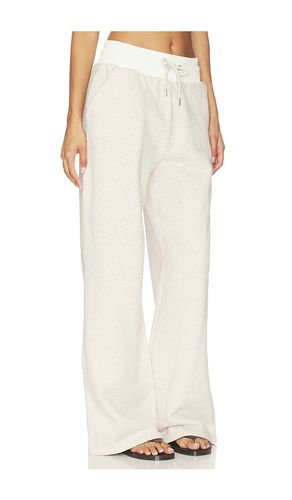 Josefina Wide Leg Jogger in Beige. - size XS (also in S, M) - 4th & Reckless - Modalova