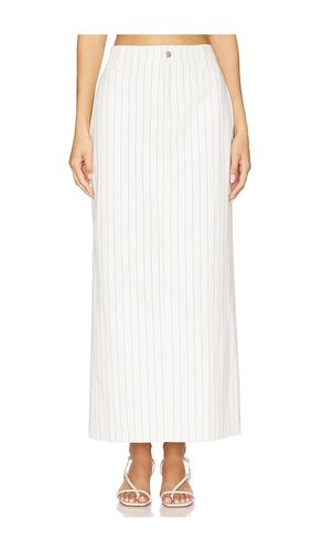 Dionne Denim Pinstripe Skirt in . - size S (also in XS) - 4th & Reckless - Modalova