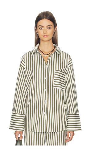 Jessie Oversize Beach Shirt in Olive. - size L (also in M, S, XS) - 4th & Reckless - Modalova
