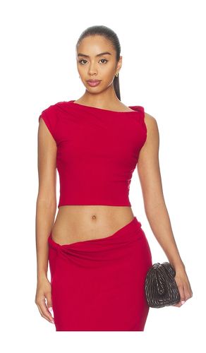 Sofi Jersey Knit Top in Red. - size M (also in S, XL, XS) - 4th & Reckless - Modalova