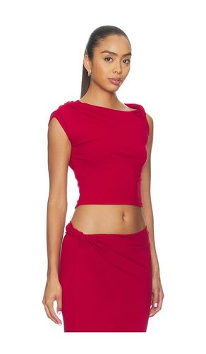 Sofi Jersey Knit Top in Red. - size M (also in S, XL, XS) - 4th & Reckless - Modalova