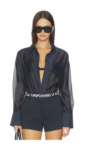 X REVOLVE Gracey Sheer Shirt in . - size L (also in M, S, XL, XS) - 4th & Reckless - Modalova