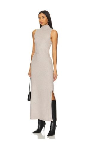 Aurora Funnel Neck Maxi Dress in Grey. - size L (also in M, S, XL, XS) - 525 - Modalova