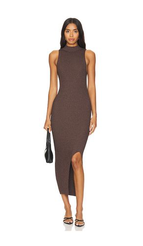 Vestido midi chloe en color marrón talla L en - Brown. Talla L (también en M, XL, XS) - 525 - Modalova