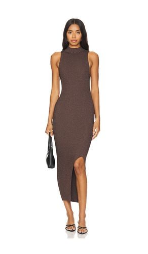 Vestido midi chloe en color marrón talla L en - Brown. Talla L (también en XL, XS) - 525 - Modalova