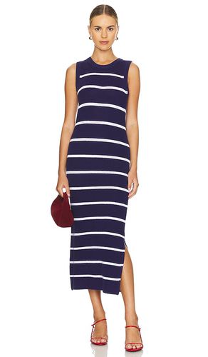 Emma Stripe Midi Dress in Navy. - size M (also in L, S, XL, XS) - 525 - Modalova