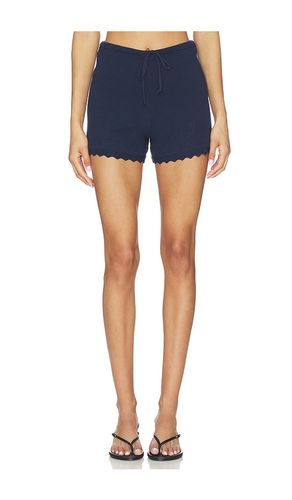 Rosalia Lace Hem Shorts in Navy. - size S (also in XS, M, L, XL) - 525 America - Modalova
