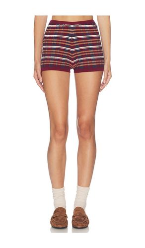 Walker Plaid Rib Shorts in Multi. - size M (also in S) - 525 America - Modalova