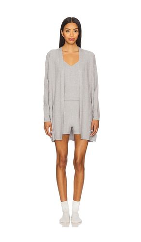 Azalea Ribbed Short Set in Light Grey. - size L (also in M, S, XS) - 525 - Modalova