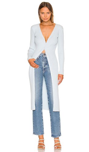 Cárdigan wide rib en color baby blue talla S en - Baby Blue. Talla S (también en XS) - 525 - Modalova
