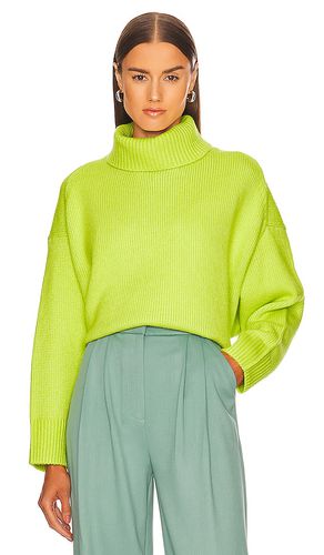Relaxed turtleneck sweater in color green size M in - Green. Size M (also in S) - 525 - Modalova