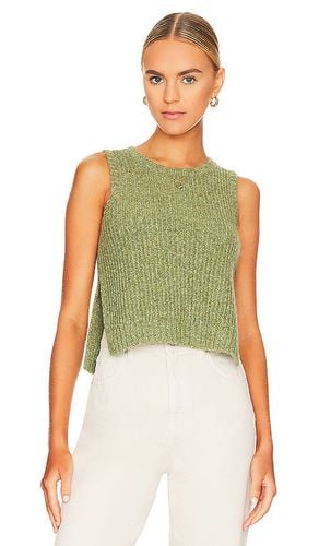 Side Slit Ribbed Vest in Olive. - size L (also in XL) - 525 - Modalova