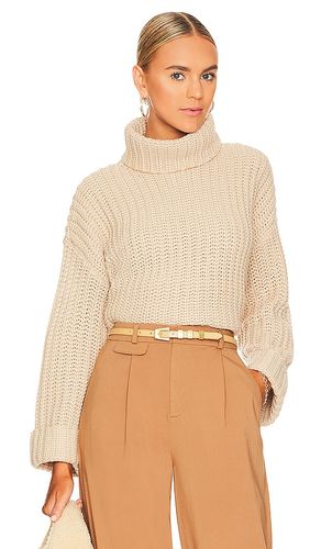 Chunky Turtleneck Shaker Pullover in Beige. - size L (also in M, S, XS) - 525 - Modalova