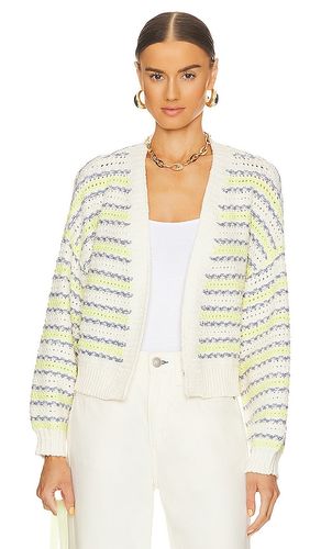 Crimped Mixed Cardi in Ivory. - size L (also in XL) - 525 - Modalova