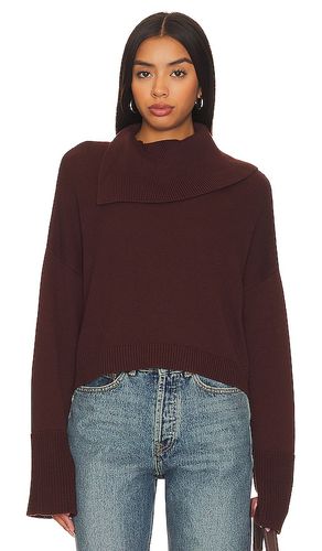 Lily split turtleneck sweater in color chocolate size L in - Chocolate. Size L (also in M, S, XS) - 525 - Modalova