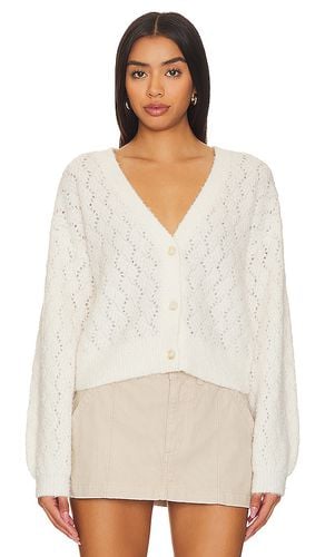 Celeste Boucle V Neck Cardigan in Cream. - size L (also in M, S, XL, XS) - 525 - Modalova