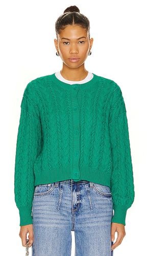 Brooke Allover Cable Cardigan in Green. - size L (also in M, S, XL, XS) - 525 - Modalova