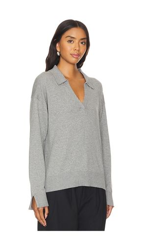 Maddi Johnny Collar Pullover in Grey. - size S (also in XS) - 525 America - Modalova