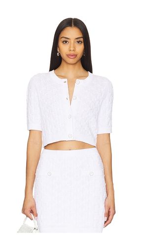 Brenda Cropped Cardigan in White. - size L (also in XL) - 525 - Modalova