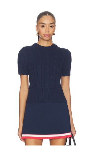 Sky Cable Crew Neck Pullover in Navy. - size S (also in XS) - 525 America - Modalova